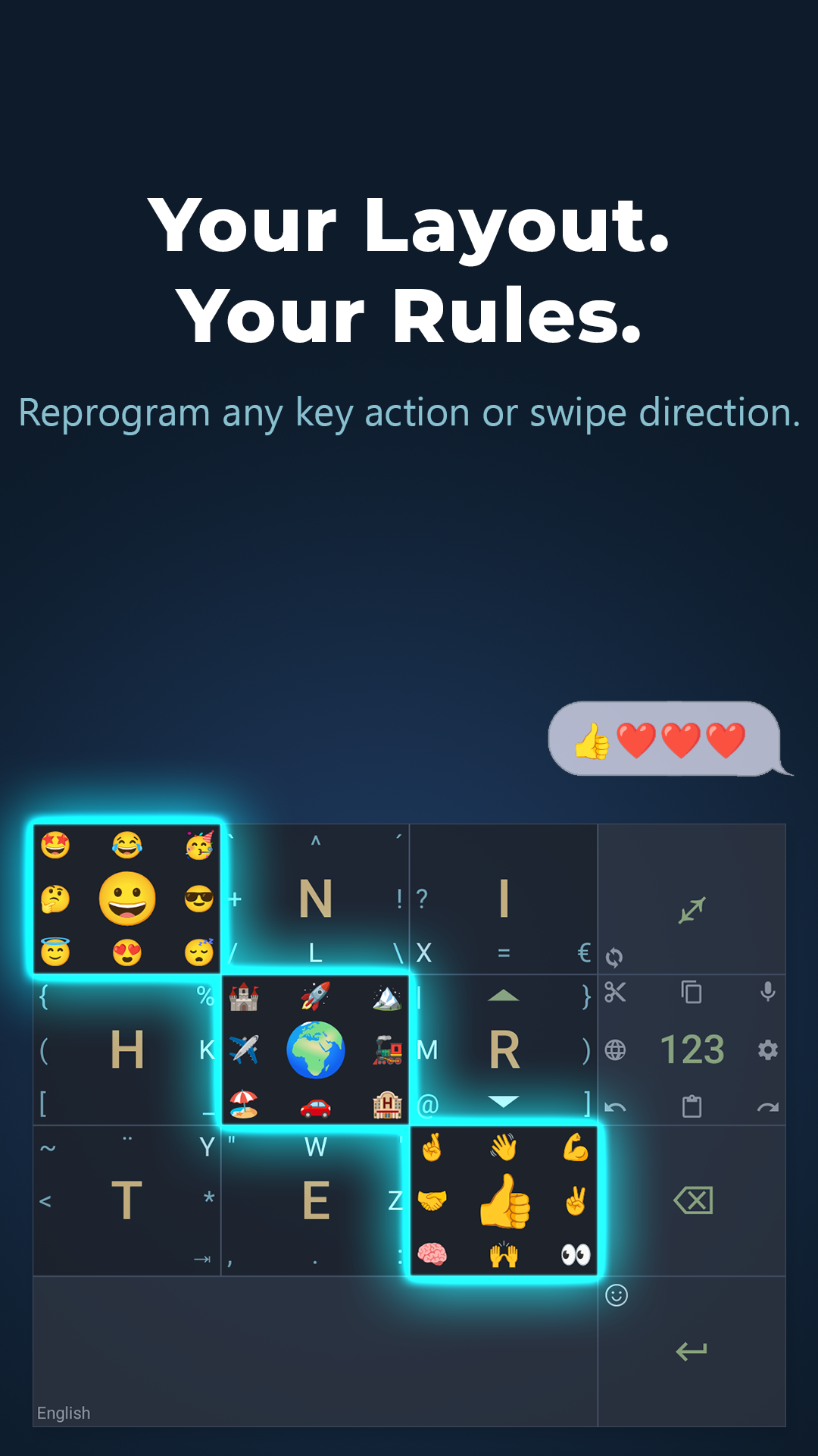 Your Layout. Your Rules.